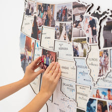 Load image into Gallery viewer, USA Photo Map Pastel