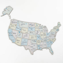 Load image into Gallery viewer, USA Photo Map Pastel