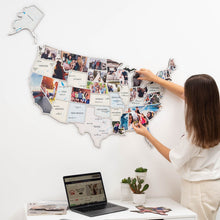Load image into Gallery viewer, USA Photo Map Pastel