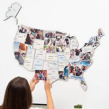 Load image into Gallery viewer, USA Photo Map Pastel