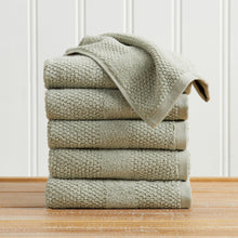 Load image into Gallery viewer, 100% Cotton Woven Texture Bath Towel Set - Marbella Collection