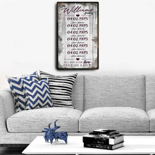 Load image into Gallery viewer, Family Dates Sign