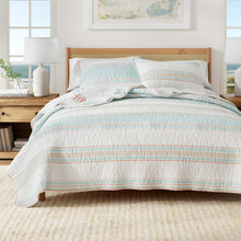 Load image into Gallery viewer, Coastal Printed Cotton Quilt Set - St. Augustine Collection