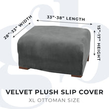 Load image into Gallery viewer, Velvet Stretch Slipcover - Gale Collection