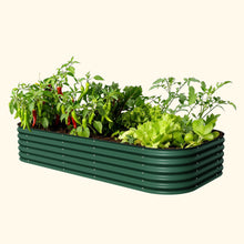 Load image into Gallery viewer, 17" Tall 10 In 1 Jumbo Modular Metal Raised Garden Bed Kit