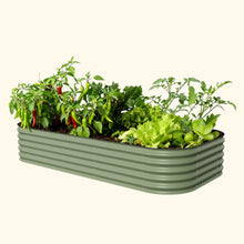 Load image into Gallery viewer, 17" Tall 10 In 1 Jumbo Modular Metal Raised Garden Bed Kit