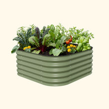 Load image into Gallery viewer, 17" Tall 4 In 1 Small Modular Metal Raised Garden Bed Kit