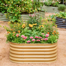 Load image into Gallery viewer, 17" Tall 4 In 1 Small Modular Metal Raised Garden Bed Kit
