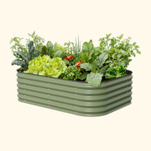 Load image into Gallery viewer, 17" Tall 6 In 1 Medium Modular Metal Raised Garden Bed Kit