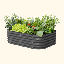Load image into Gallery viewer, 17" Tall 6 In 1 Medium Modular Metal Raised Garden Bed Kit