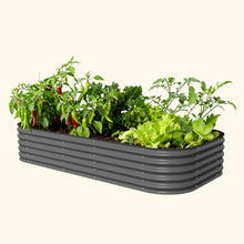 Load image into Gallery viewer, 17" Tall 10 In 1 Jumbo Modular Metal Raised Garden Bed Kit