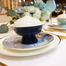 Load image into Gallery viewer, Navy Versaille Soup Bowl-Set of 4
