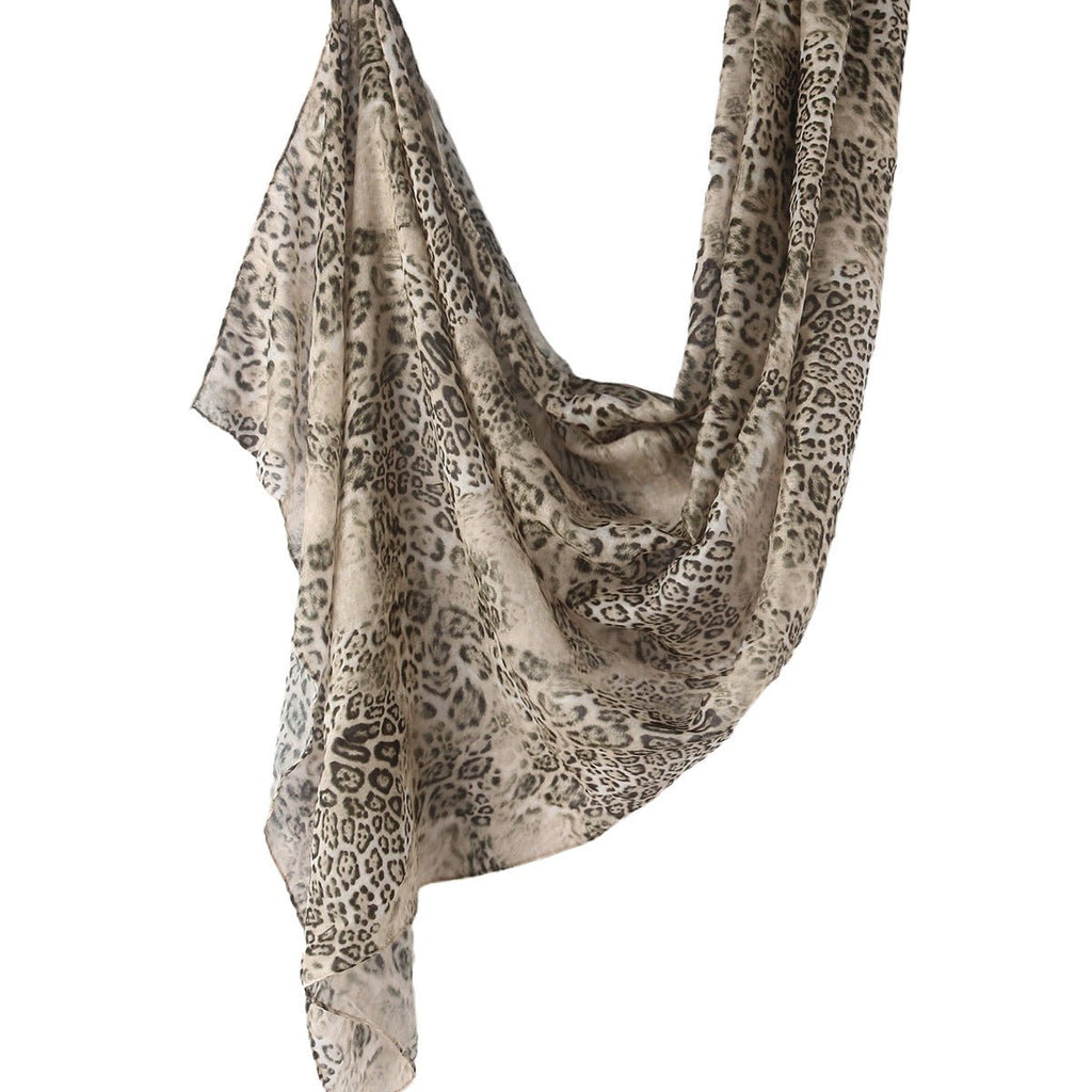 Versatile Leopard Print Fashionable Hijab (MH164)