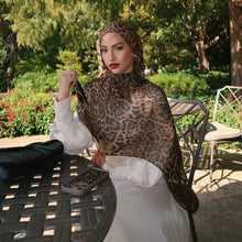 Load image into Gallery viewer, Versatile Leopard Print Fashionable Hijab (MH164)