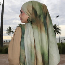 Load image into Gallery viewer, Versatile Watercolor Print Headscarf Hijab Collection (MH166)