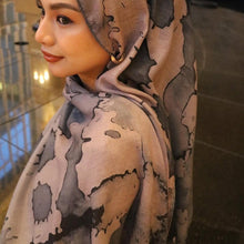 Load image into Gallery viewer, Versatile Watercolor Print Headscarf Hijab Collection (MH166)