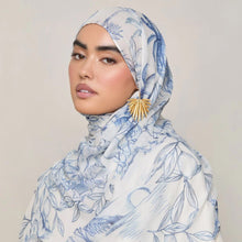 Load image into Gallery viewer, Versatile Watercolor Print Headscarf Soft Breathable Hijab (MH165)