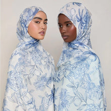 Load image into Gallery viewer, Versatile Watercolor Print Headscarf Soft Breathable Hijab (MH165)