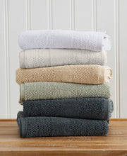 Load image into Gallery viewer, 100% Cotton Woven Texture Bath Towel Set - Marbella Collection