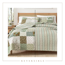 Load image into Gallery viewer, Floral Patchwork Quilt Set - Damia Collection