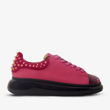 Load image into Gallery viewer, The Venezia Fuchsia Leather Women Sneaker