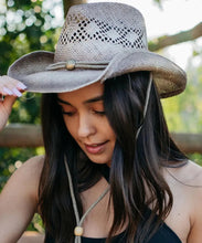 Load image into Gallery viewer, Peter Grimm Viola - Straw Cowboy Hat