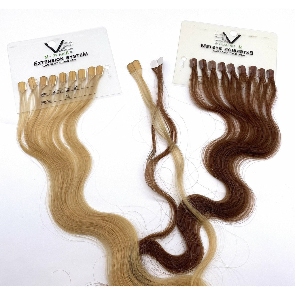 VIP M-Tip System (Tape Extensions 100 strands) / Body Wave 18" 100% Human Hair