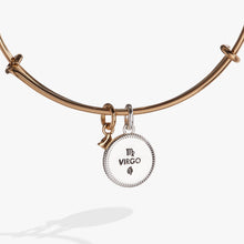 Load image into Gallery viewer, Virgo Zodiac Charm Bangle