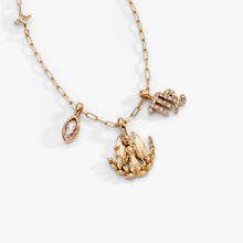 Load image into Gallery viewer, Virgo Zodiac Charm Cluster Necklace