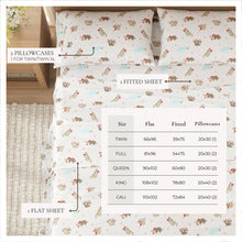 Load image into Gallery viewer, Turkish Cotton Christmas Flannel Sheet - Whittaker Collection