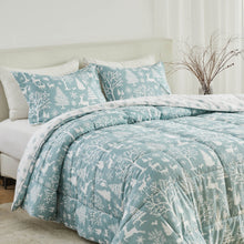 Load image into Gallery viewer, Reversible Christmas Comforter and Sham Set - Holiday / Lodge Odette Collection