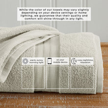 Load image into Gallery viewer, 100% Cotton Premium Bath Towel Set - Chiara Collection