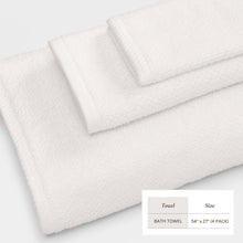 Load image into Gallery viewer, Cotton Textured Bath Towel Set - Acacia Collection