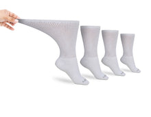 Load image into Gallery viewer, Men's Ultra-Soft Upper Calf Diabetic Socks (4 Pair)