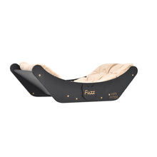 Load image into Gallery viewer, Cat Curve Wall Bed Black