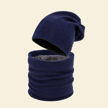 Load image into Gallery viewer, Warm Knit Beanie with Looped Scarf Set (MAC299)
