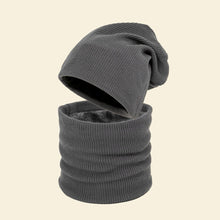 Load image into Gallery viewer, Warm Knit Beanie with Looped Scarf Set (MAC299)