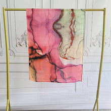 Load image into Gallery viewer, Watercolor Artistic Modal Hijab with Painted Floral Motifs (MH144)