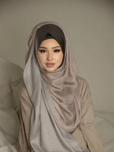 Load image into Gallery viewer, Watercolor Artistic Modal Hijab with Painted Floral Motifs (MH144)