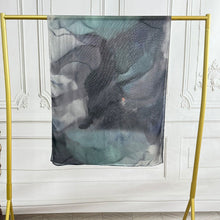 Load image into Gallery viewer, Watercolor Artistic Modal Hijab with Painted Floral Motifs (MH144)
