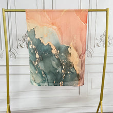 Load image into Gallery viewer, Watercolor Artistic Modal Hijab with Painted Floral Motifs (MH144)