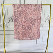 Load image into Gallery viewer, Watercolor Artistic Modal Hijab with Painted Floral Motifs (MH144)
