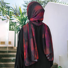 Load image into Gallery viewer, Watercolor Artistry Ethereal Print Hijab (MH176)