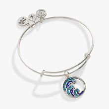 Load image into Gallery viewer, Wave Charm Bangle