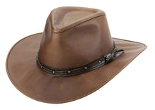 Load image into Gallery viewer, Bullhide Wayfarer - Leather Outdoorsmen Hat
