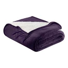 Load image into Gallery viewer, Velvet Plush Sherpa Bed Blanket - Sherpa Fleece Collection