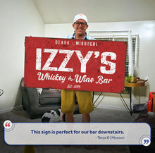 Load image into Gallery viewer, Whiskey And Wine Bar Sign III