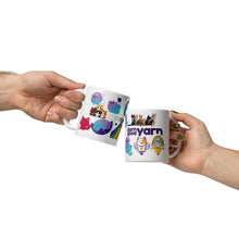 Load image into Gallery viewer, Anna’s Cowabunga Cat Mug – A Darn Good Yarn Exclusive!