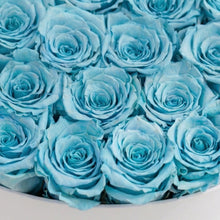Load image into Gallery viewer, Heart White Box | Turquoise Roses