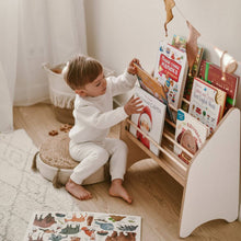 Load image into Gallery viewer, Wooden Montessori Bookshelf